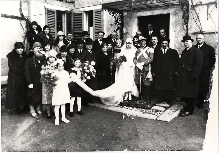 Galbiate - ritratto di gruppo - matrimonio - rosalia Balzola in Brizzolara