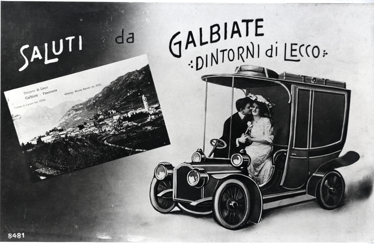 Cartolina ricordo di Galbiate - 1920