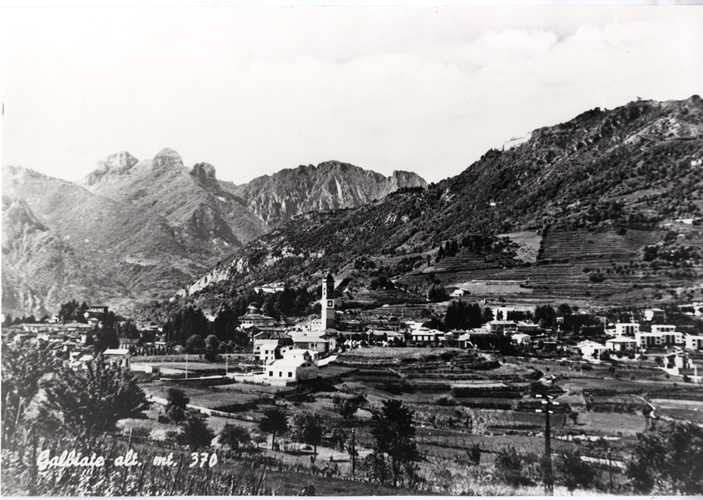 Galbiate - vista dalla via delle Bazzone - panorama