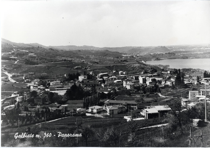 Galbiate - vista dalla strada per il monte Barro - panorama