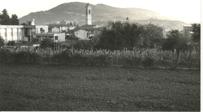 Galbiate - panorama - campo Radici - scuole medie