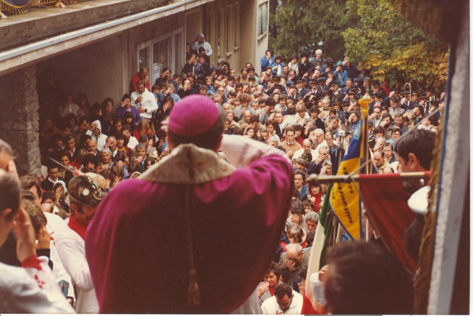 Festa di Galbiate - processione della 3° domenica di ottobre - Santuario del Monte Barro - Cardinal Carlo Maria Martini