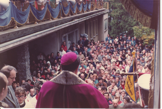 Festa di Galbiate - processione della 3° domenica di ottobre - Santuario del Monte Barro - Cardinal Carlo Maria Martini