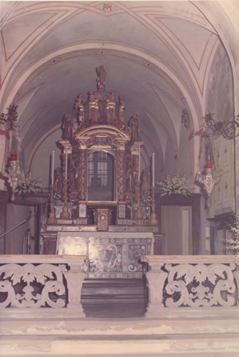 Festa di Galbiate - Santuario del Monte Barro - altare - processione della 3° domenica di ottobre
