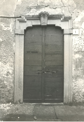 Galbiate - ex casa Marselli - portone