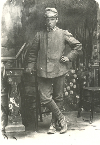 Ritratto maschile - Francesco Riva - militare