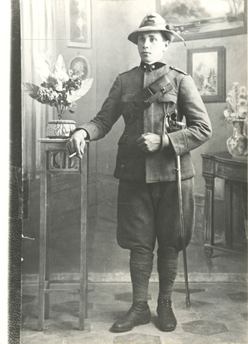 Ritratto maschile - Giuseppe Riva - militare