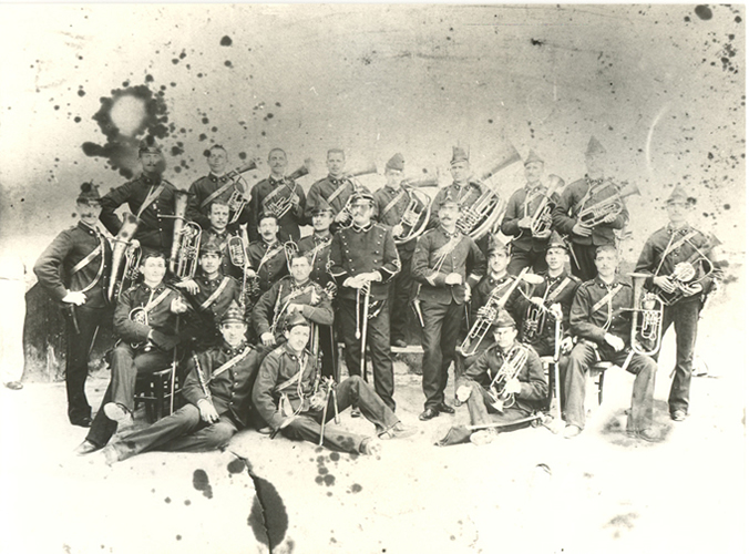 Ritratto di gruppo - banda militare