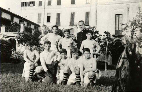 Ritratto di gruppo - squadra di calcio giovanile