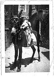 Galbiate - Felice Aldeghi - Giuseppina Aldeghi - asino