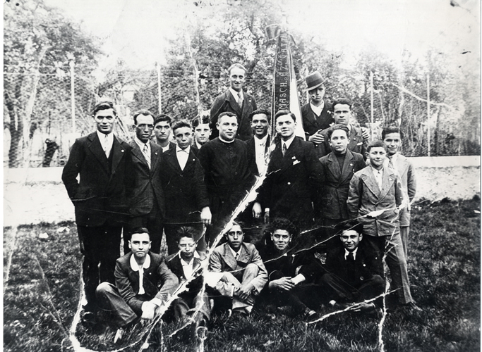 Galbiate - ritratto di gruppo - gruppo maschile dell