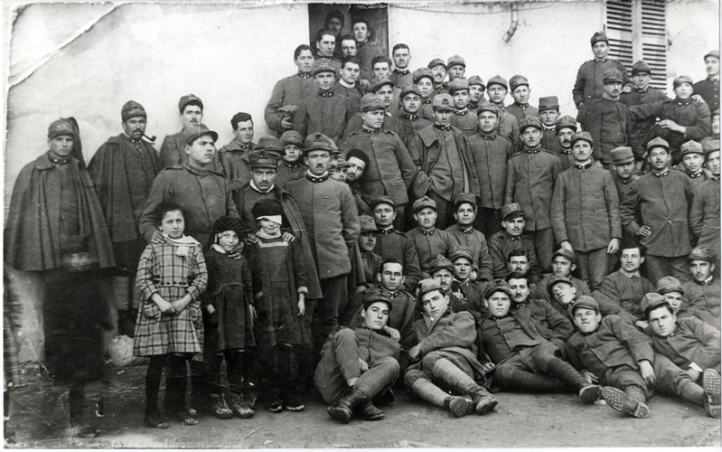 Galbiate - ritratto di gruppo - Monferrato - militari