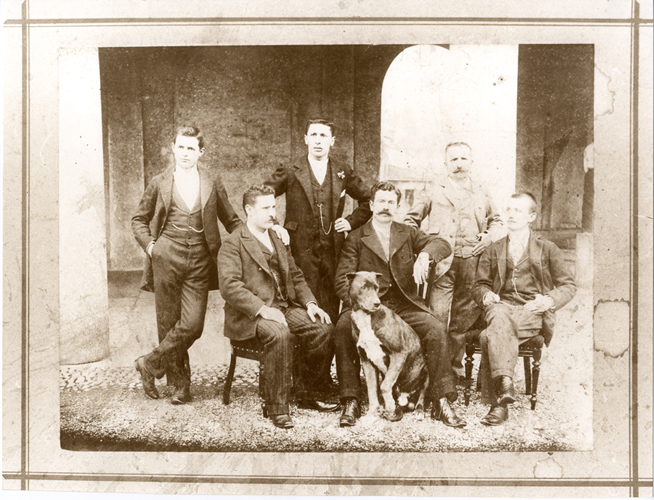 Galbiate - ritratto di gruppo - nobili galbiatesi
