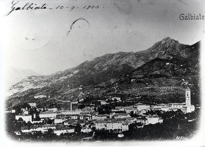 Galbiate - dosso di Sanegino - panorama