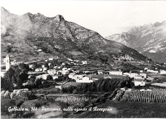 Galbiate - vista da Valevo - panorama